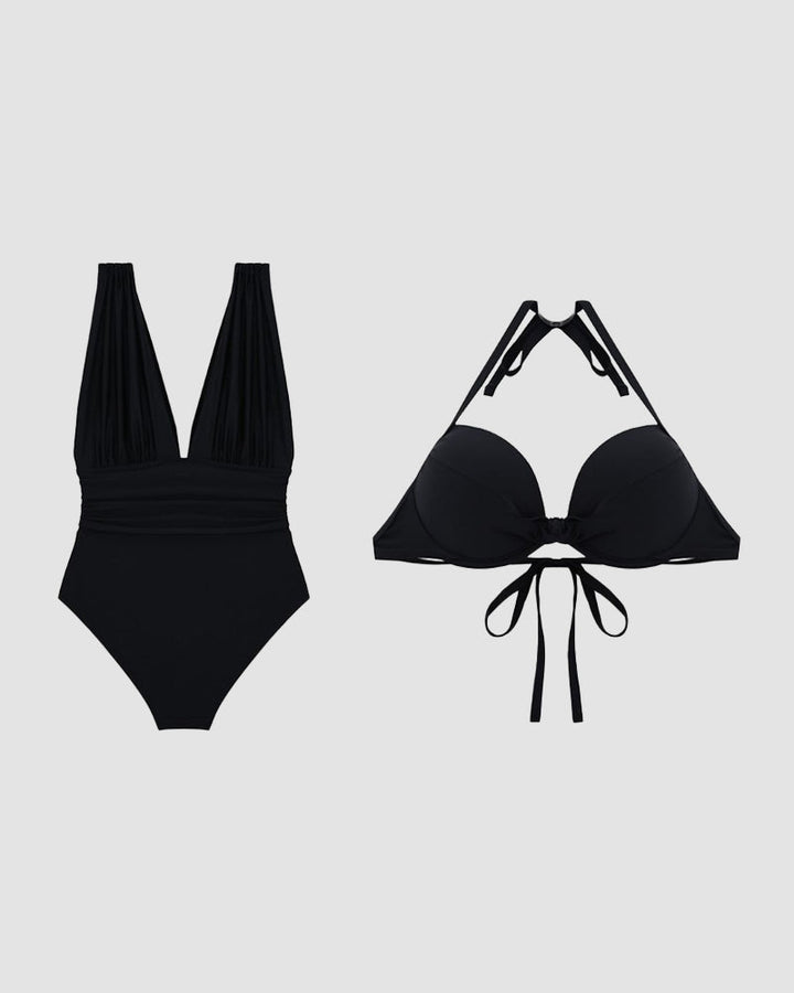 Karina | Traje de baño con efecto de control del abdomen V