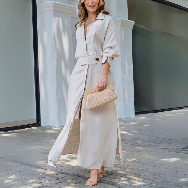 Isabella™ | Vestido Maxi Elegante con Escote en V