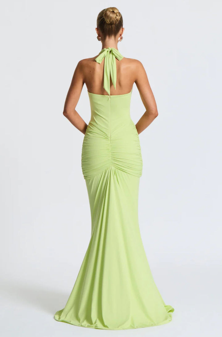 Vestido Tatiana™ -  Elegancia fluida con escote halter