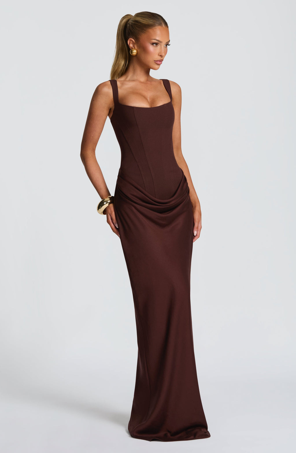 Vestido Aria™ -  Silueta fluida con corsé ajustado