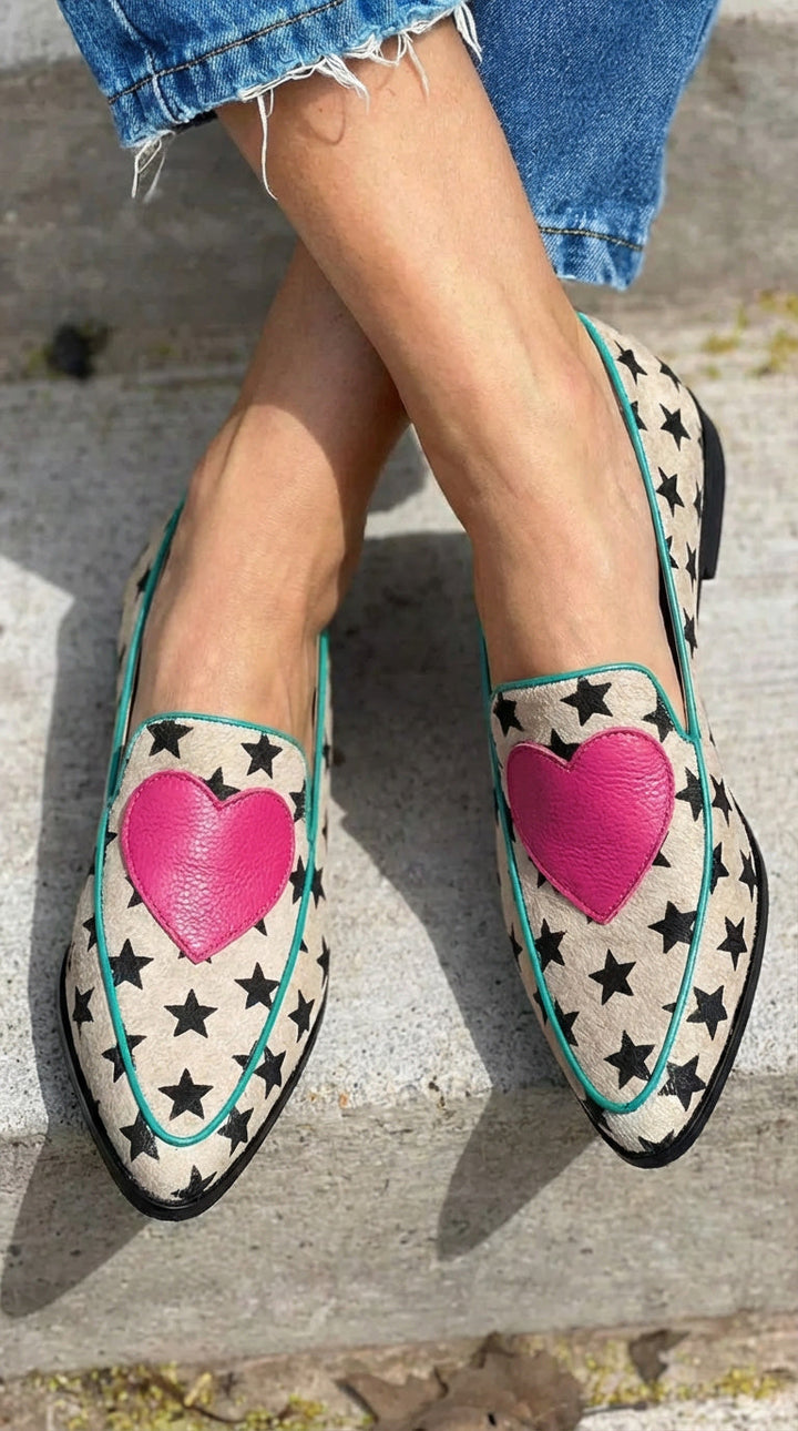 Marisol - Mocasines Corazones Divertidos
