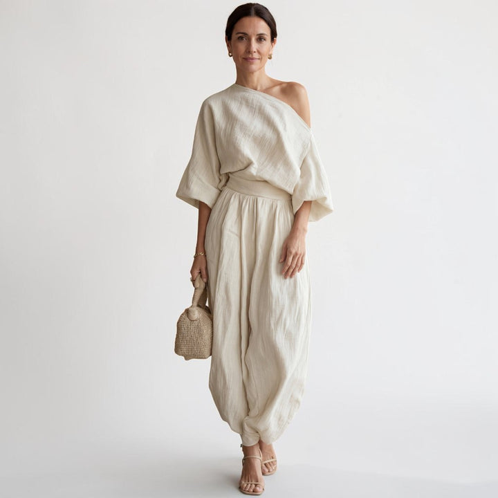 Conjunto de Lino Off-white