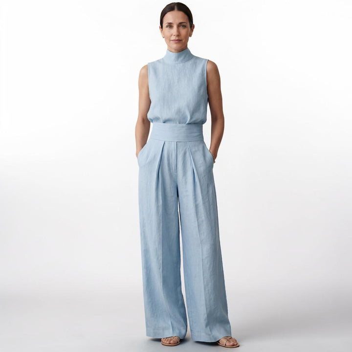 MARÍA | CONJUNTO MINIMALISTA DE LINO