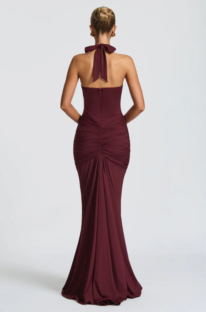 Vestido Tatiana™ -  Elegancia fluida con escote halter