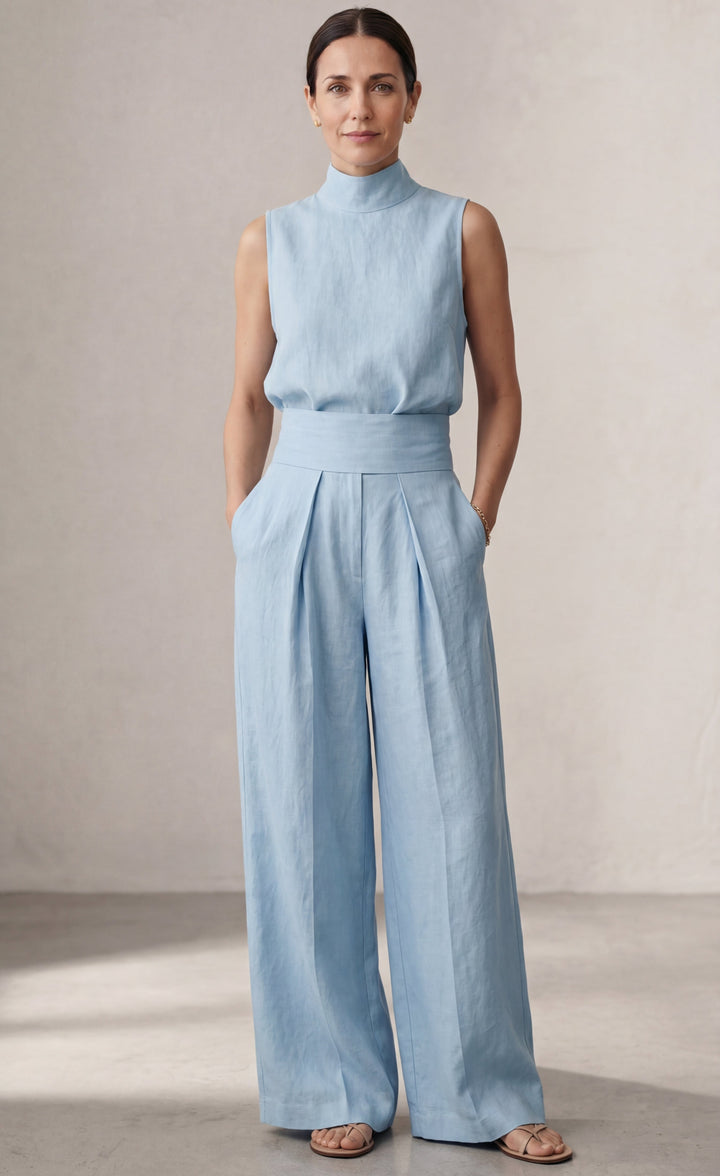 MARÍA | CONJUNTO MINIMALISTA DE LINO