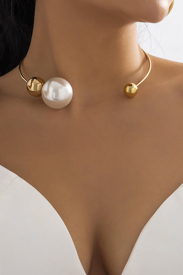 Collares de Perlas de Metal