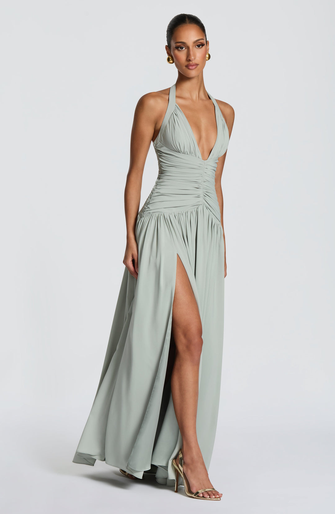 Vestido Martina™ -  Elegancia fluida con escote halter