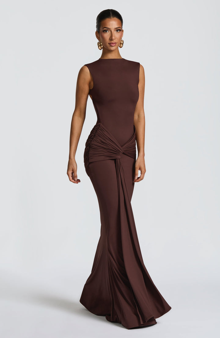 Vestido Carbajo™ -  Silueta elegante con drapeado escultural