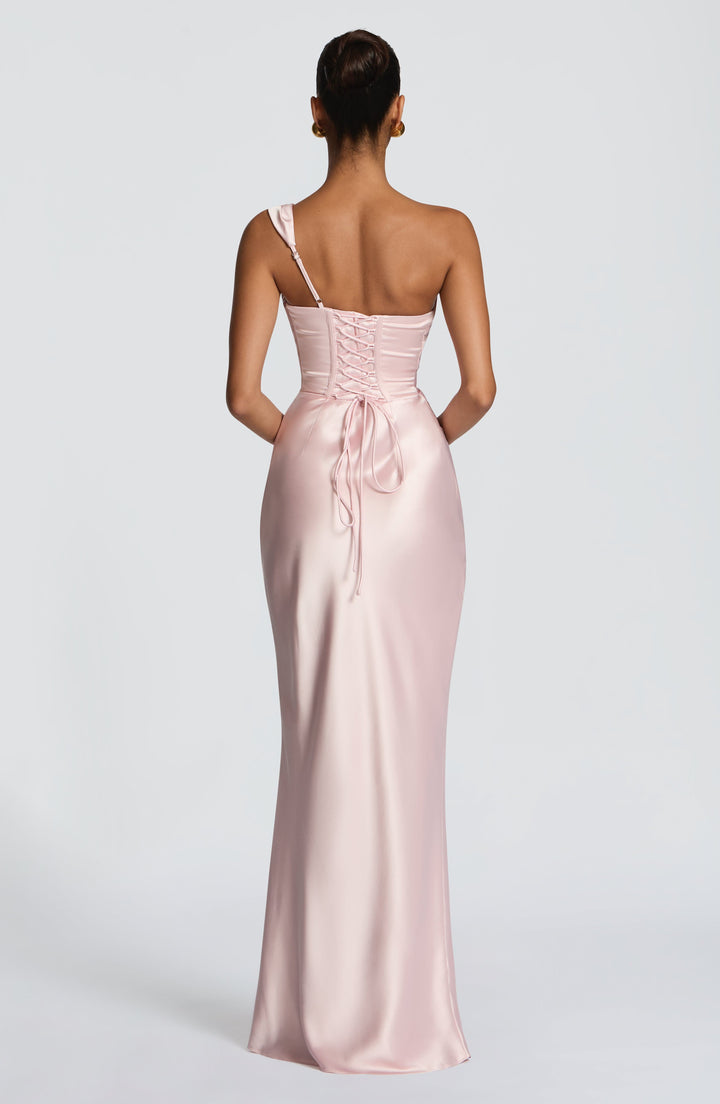 Vestido Carolina™ -  Elegancia asimétrica con caída satinada