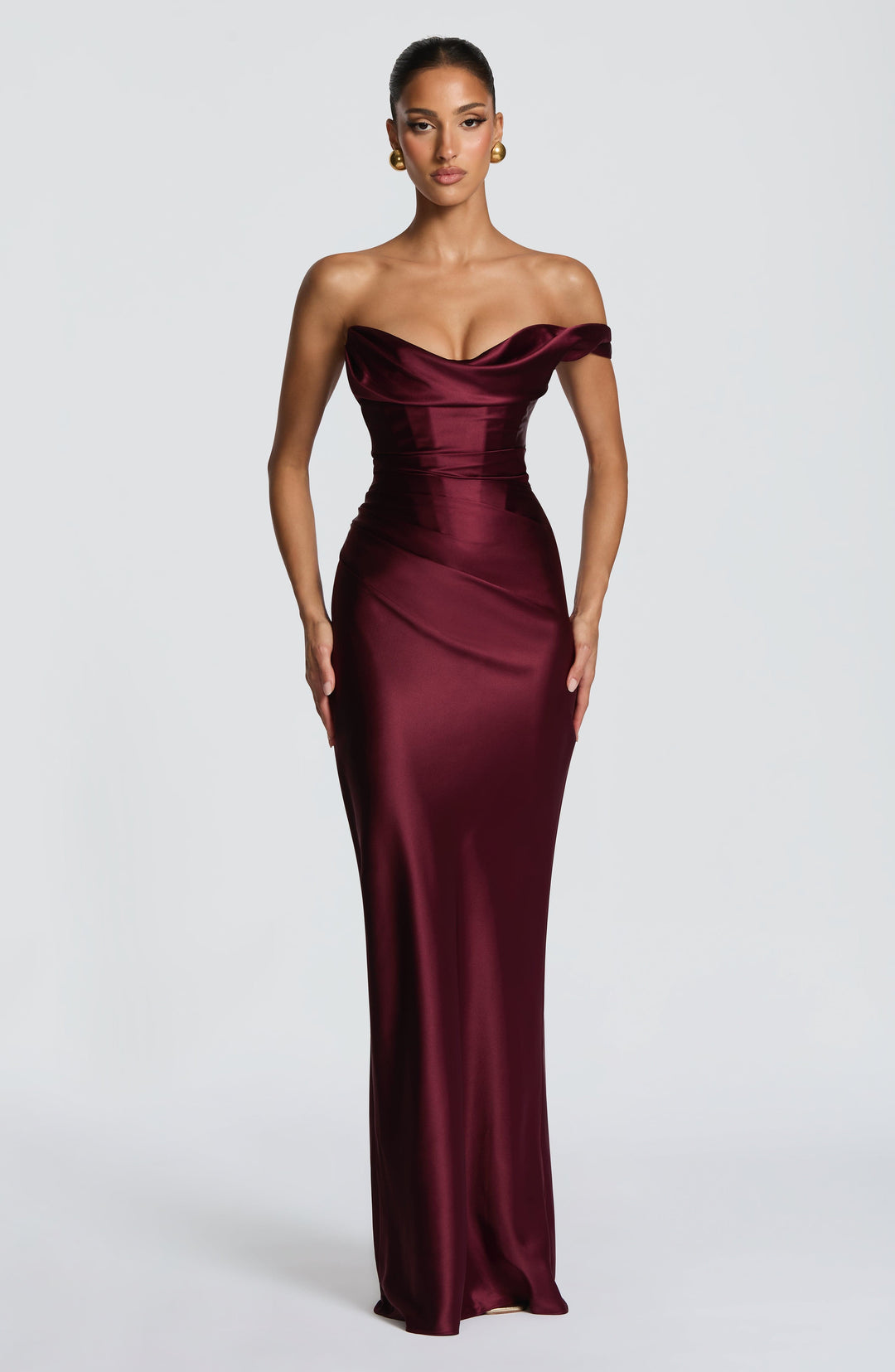 Vestido Carolina™ -  Elegancia asimétrica con caída satinada